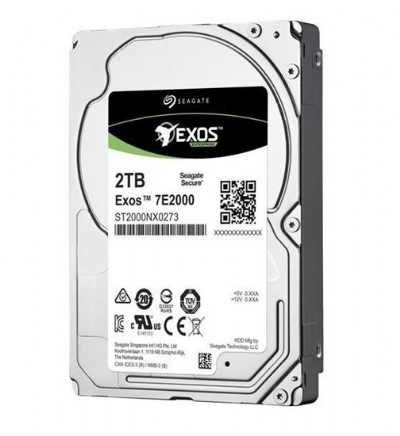 Seagate Exos 2TB Enterprise 512E SAS 12Gb/s 7200RPM 128MB 2.5in Internal Hard Drive (ST2000NX0273)